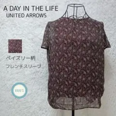 ☆A DAY IN THE LIFE トップス ペイズリー 総柄 プルオーバー