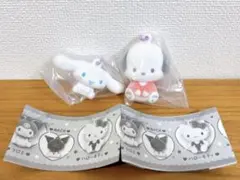 サンリオキャラクターズ ふわわフロッキーマスコット シナモロール ポチャッコ