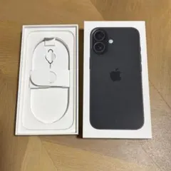 Apple iPhone16 ブラックの箱のみSIM ピン付き