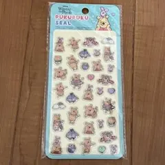 【正規品】くまのプーさん　ディズニー　ぷくぷくシール　立体シール