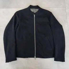 【完売品】SHIPS フェイクスエード シングルライダース ジャケット M 黒