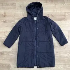 earth music & ecology フード付き　中綿コート ネイビー　M