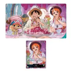 一番くじラストワンプレイマット＋ワンピースカードゲーム ナミＰカードプレイマット