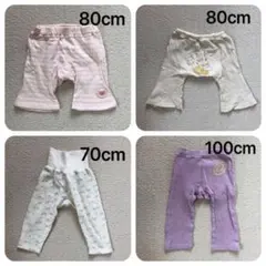 パジャマ　ズボン　4点セット　70〜100cm