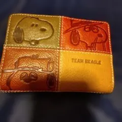 スヌーピー 二つ折り財布 TEAM BEAGLE