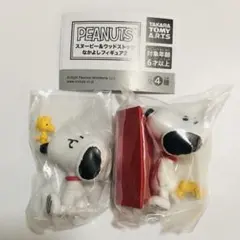 ら**様 PEANUTS　スヌーピー&ウッドストック　なかよしフィギュア2　2種