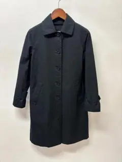 Kennett & Lindsell ステンカラーコート ブラック