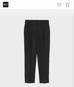 【美品】PLST ウォームリザーブテーパードパンツ XXSサイズ ブラック 黒
