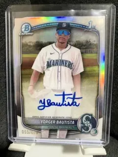 Yorger Bautista オートグラフカード 095/499 マリナーズ