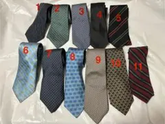 ブランドネクタイ11本セット （バラ売りなし）