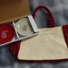 コメダ珈琲福袋2026トートバッグ&皿2枚