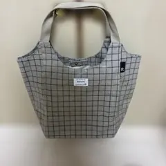 ROOTOTE ラミネートトートバッグ　チェック　ベージュのサムネイル