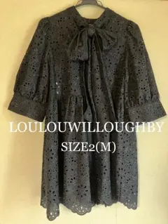 ★新品未使用★ ブロシュレースバックリポンブラウス　前後2WAY仕様　黒