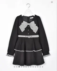 evelyn ビックリボンティアードワンピース