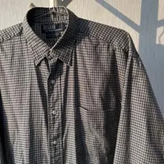 ポロバイラルフローレン　白黒　チェックシャツ　CHATFIELD SPORT