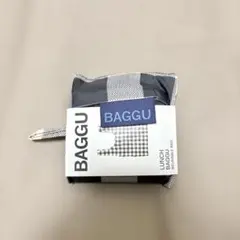 翌日朝発送 新品未使用 LUNCH BAGGU ブラック×ホワイトチェック