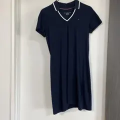 トミーヒルフィガー　ポロワンピース XS Ｖネック