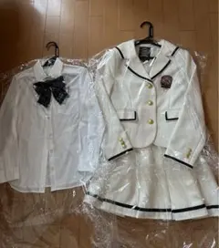 【PINK LATTE】ピンクラテ美品！女の子 卒服 150 （ホワイト）