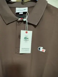 LACOSTE ブラウン ポロシャツ Lサイズ