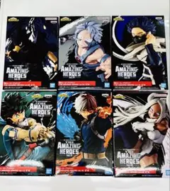 僕のヒーローアカデミア amazing heroes 緑谷 轟 等 6種セット