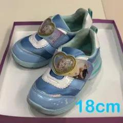 ムーンスター アナと雪の女王 スニーカー 18cm