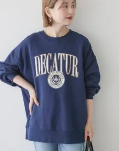 2〜3度着用 良品 アメリカンホリック スウェット ネイビー