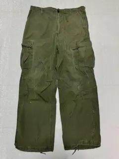 60s 米軍実物 ジャングルファティーグ パンツ リップストップ 4th m-s