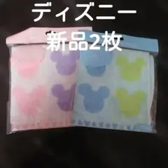 新品東京ディズニーリゾート ウォッシュタオル 2枚セット