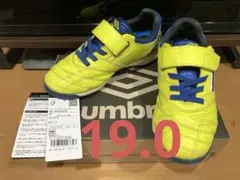 【中古】アンブロ キッズ ジュニア サッカー アクセレイター　19.0