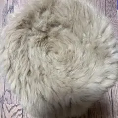 LIP SERVICEベレー帽 ベージュ ラビット毛皮