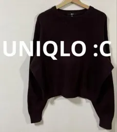 ユニクロシー　UNIQLO :C　スムースコットンクルーネックセーター　Lサイズ
