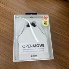Shokz OPENMOVE 骨伝導イヤホン 本体 ホワイト - メルカリ