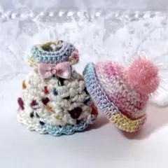 プチブライス　ワンピース帽子セット作家さま♡