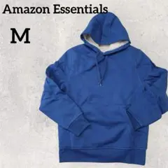 Amazon Essentials (M) ボアフリース裏地 パーカー ブルー