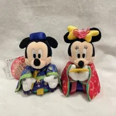 ディズニー　ひなまつり 2023 ミッキーミニーぬいぐるみバッジ