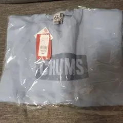 CHUMS Logo Crew Top サックス M