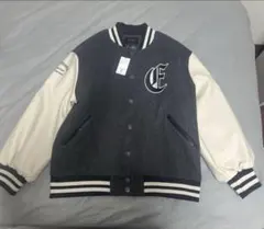 【定価8千円】ワンウェイ　one way スタジャン グレー/ホワイト