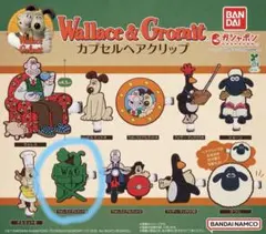 Wallace & Gromit カプセルヘアクリップ ウォレスとグルミットB