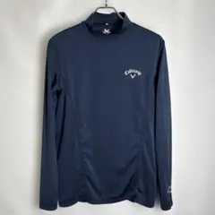 Callaway X SERIES ゴルフ モックネック シャツ ネイビー L