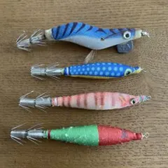 エギ 餌木 4本セット 布巻き 釣具 - メルカリ