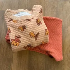 ユニクロ キルトパジャマ セサミストリート 100