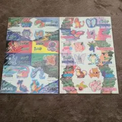 ポケモン　バンプレスト　シール　1997年