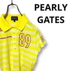 レア PEARLYGATES パーリーゲイツ ゴルフウエア ポロシャツ ボーダー