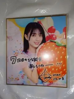 日向坂46 ひなこれ くじ C賞 ミニ色紙 参加賞 スマホサイズカード 平尾