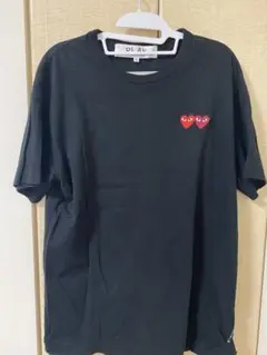 新品】プレイコムデギャルソン Tシャツ 長袖メンズXXLサイズ黒レッド 
