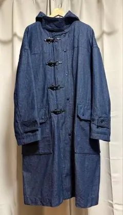 40s 50s デニムオールインワン OVERDIER 月桂樹ボタン ダブルニー