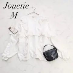 jouetie フリルデザイン スウェット ホワイト 長袖 Mサイズのサムネイル