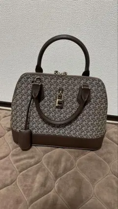 未使用】サマンサタバサ レディアゼル 2wayバッグ キャンバス×レザー