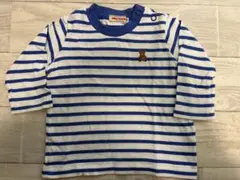 ミキハウス ボーダー 長袖Tシャツ 70㎝