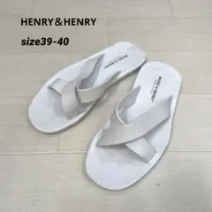HENRY&HENRY 이탈리아제 비치 샌들 남성 25.0
